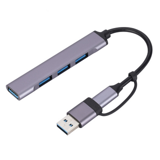 USB A+C 4 in 1 hub